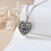 MEIDERBO Pet Urn Locket Necklace for Ashes and Pictures 925