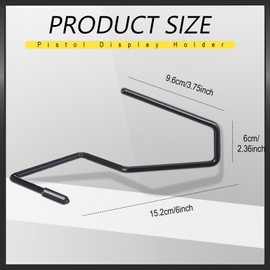 Yaocom 5 Pcs Pistol Display Stand Gun for Pistols Indoor Pistol Stand for Handguns for Safes or Cabinets