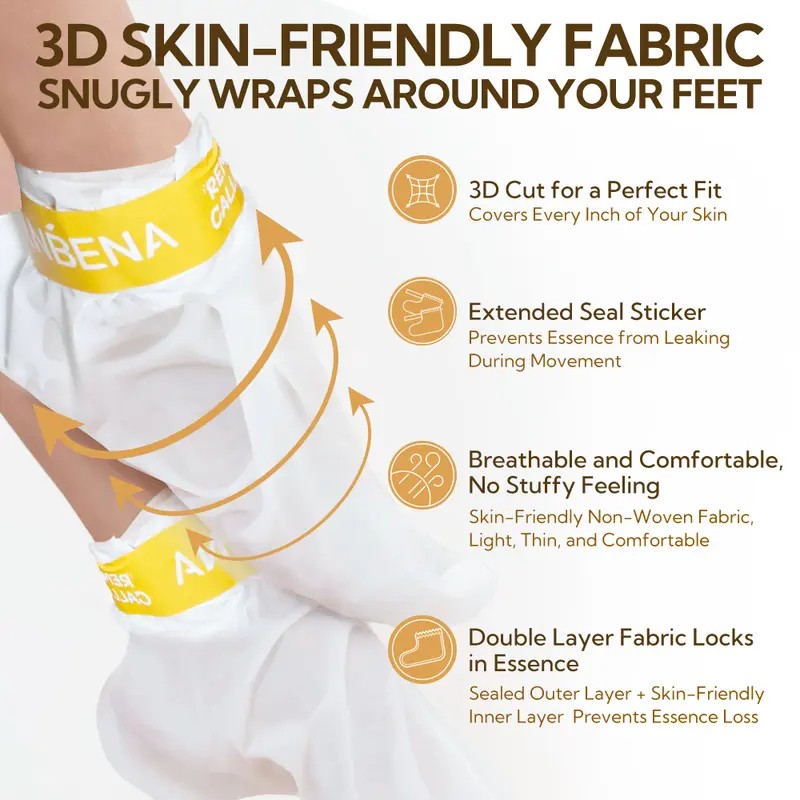 LANBENA Foot Peel Mask – Exfoliating, Moisturizing & Brightening Treatment