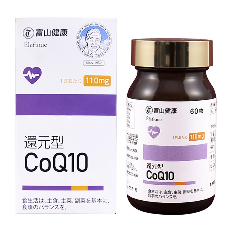Toyama Chemical Reduction Type Coenzyme Q10, 60 Tablets, 30 Days