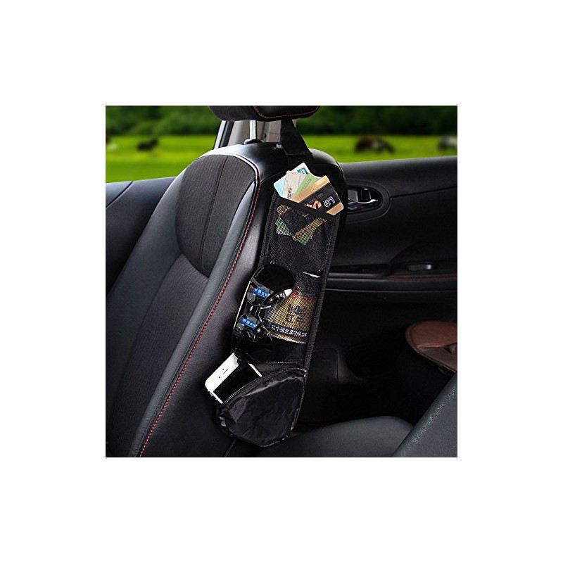 Vinsani Car Multi Side Pocket Seat Storage Hanging Bag Organise