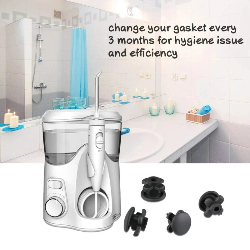 Unbranded BBTO Replacement Rubber Gasket 6-Pack Water Flosser Reservoir for