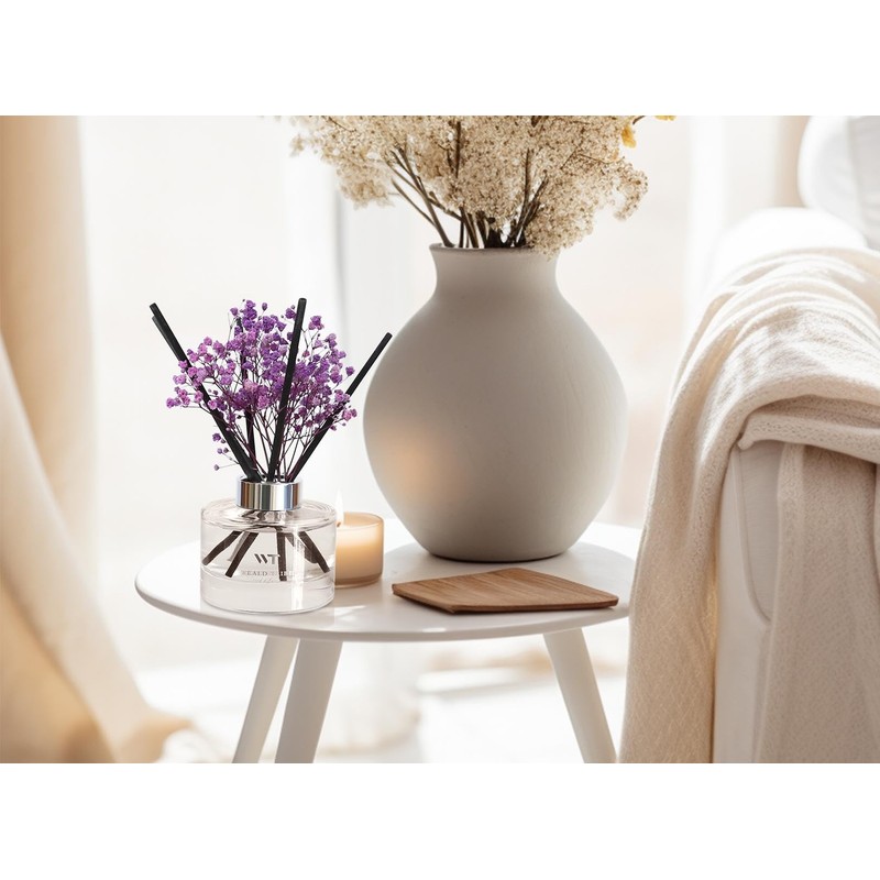 WEALD TRIBE Flower Reed Diffuser Set Lavender Scent for Bathroom