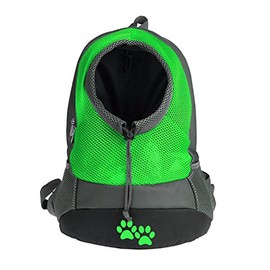 Four Seasons Dog and Cat Pet Carrier Portable Outdoor Travel Tote Backpack (Green)