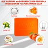 6 PCS Persimmon Soap Bar for for Old People Smell,