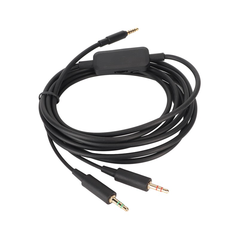 Replacement Headphone Cable 3.5mm Volume Control Sound Cable Compatible for