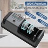 5-in-1 Professional Electric Knife Sharpener with LCD Screen, 3 Rotational