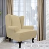 Easy-Going Stretch Wingback Chair Sofa Slipcover 1-Piece Sofa Cover Furniture