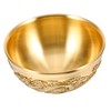Levemolo Classic Chinese Bowl Brass Treasure Bowl Dragon Design Perfect