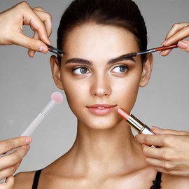 FOMIYES 5pcs Makeup Sponge Applicator for Women Dual Use Foundation Concealer Soft Washable Beauty Tools for Application