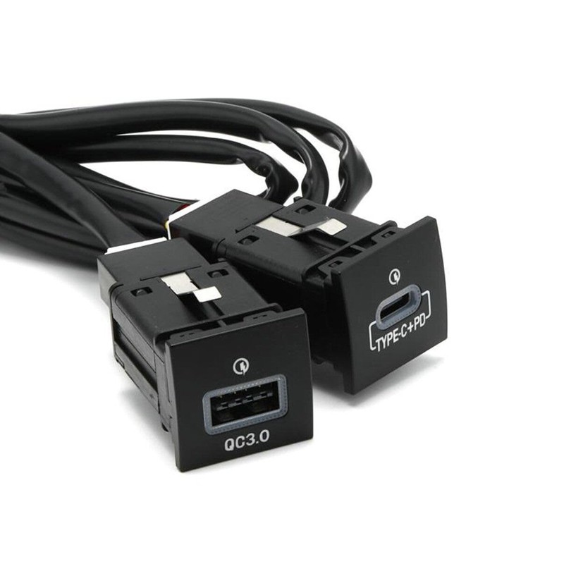 fitfoyo USB QC3.0 Charger+PD for VW Jetta MK6 2010-2014 and