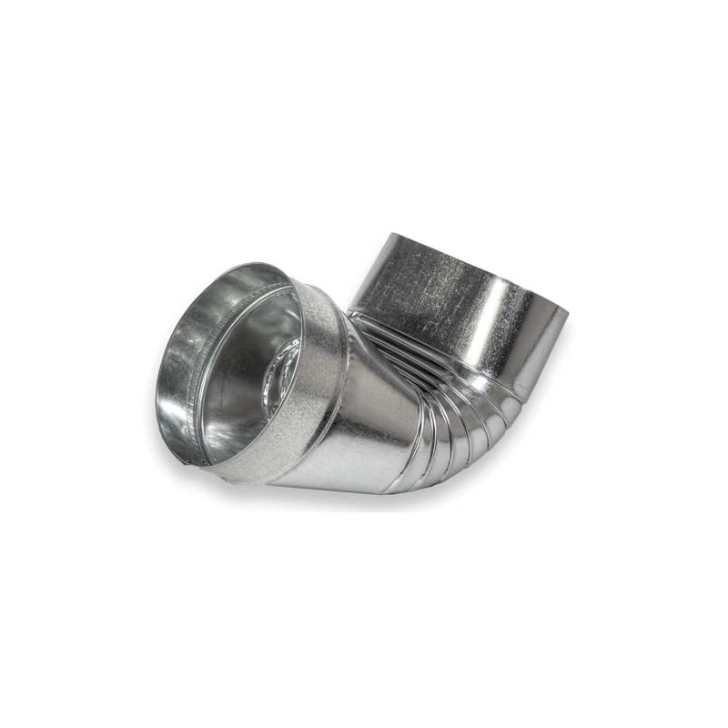 HVAC Premium Round to Oval Elbow Boot | Galvanized Sheet
