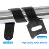TENOC Reusable Cable Ties Hook Loop Cords Management Adjustable Cable