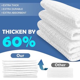 Toallas Faciales Desechables Gruesas Toallitas Biodegradables 100 Algodón Ultra Suaves Secar Multiusos