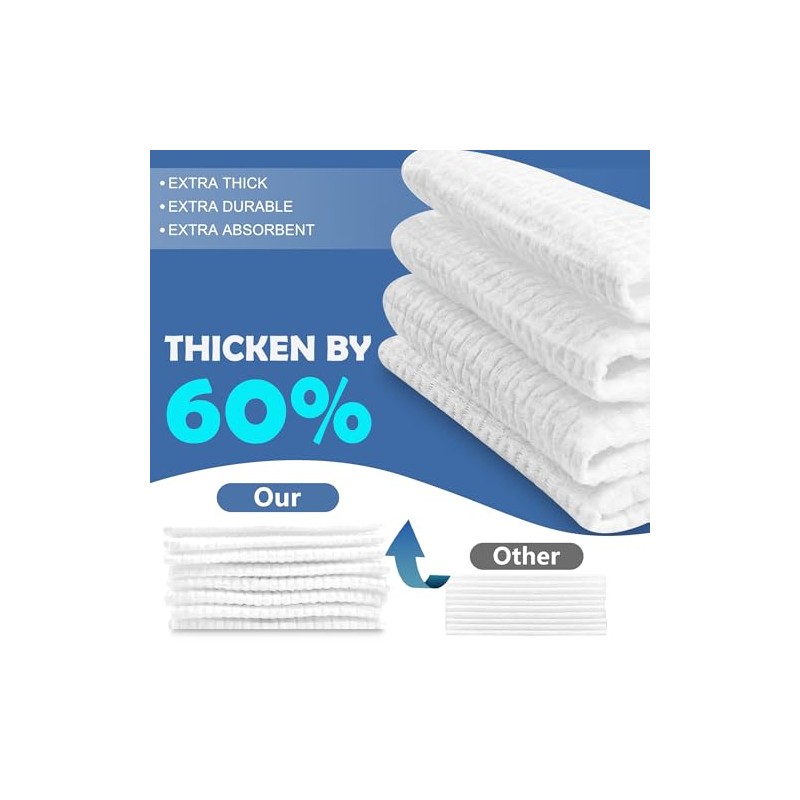 Toallas Faciales Desechables Gruesas Toallitas Biodegradables 100 Algodón Ultra Suaves