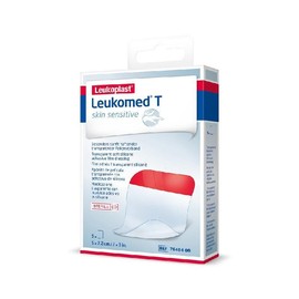 Leukoplast Leukomed T Skin Sensitive Medicazione Trasparente 7.2 x 5 cm, 5 Pieces