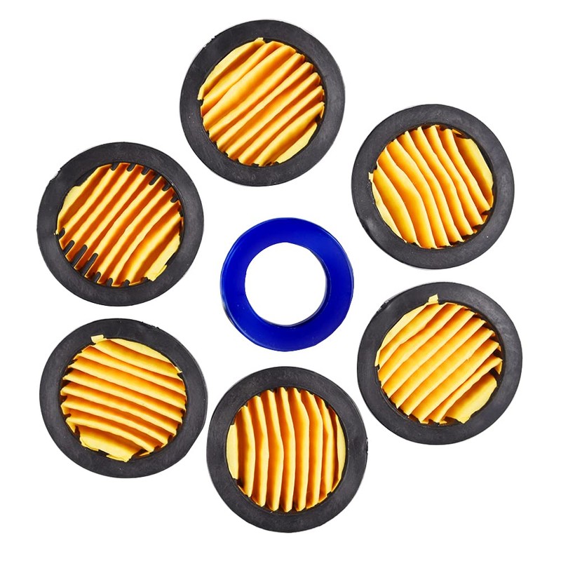 2 Pcs Air Compressor Silencer Filter Metal Air Compressor Intake