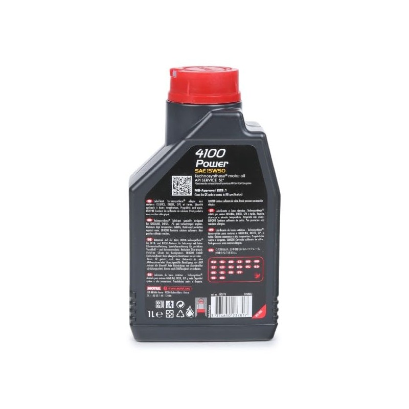 MOTUL 4100 Power 15W50 / 1 Liter