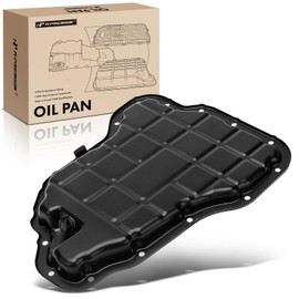 A-Premium Engine Oil Pan Sump with Drain Plug Compatible with Kia Sorento 2019-2020, Telluride 2020-2024, Cadenza 2019-2020 & Hyundai Palisade 2020-2024, 3.3L 3.8L, Replaces 215103LFB0