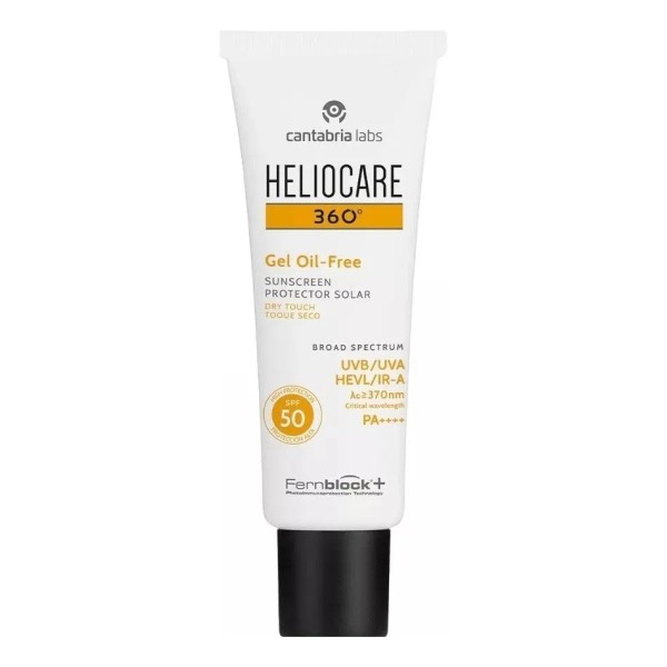 Protector Solar Heliocare 360 Gel Oil Free 50ml Sin Color