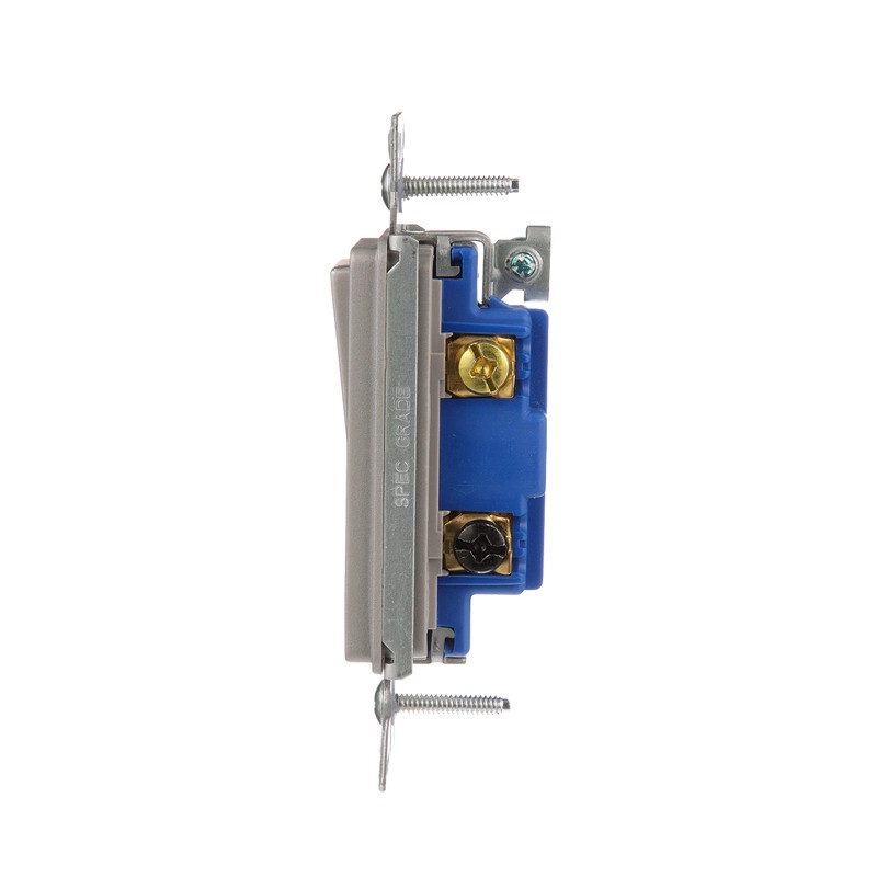 EATON 7503SG-K-L 3-Way Designer Switch, Silver Granite