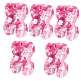 Healvian 5pcs Exfoliating Scalp Brush Flexible Hair Cleaning Scrubber for Men Portable Shower Tool for Cleansing and Exfoliation for Daily Use