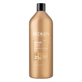 Redken Redken All Soft Shampoo | Moisturizes and Deeply Hydrates| Softens, Smooths, and Adds Shine| Nourishing Shampoo for Dry Hair | Safe for Color-Treated Hair | With Argan Oil