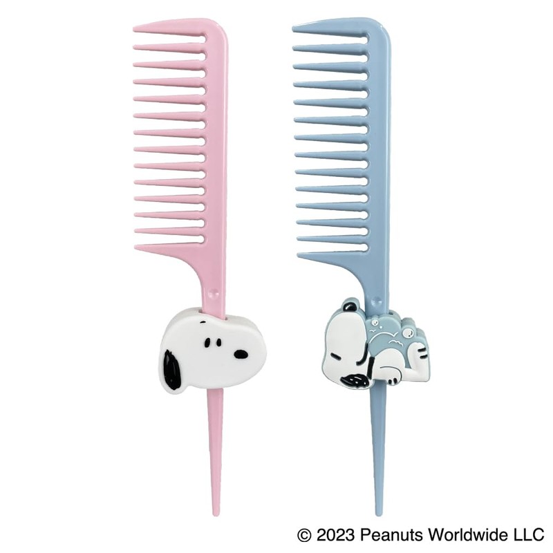 Shobido 124231 Peanuts Snoopy Treatment Comb Holder Set, Blue