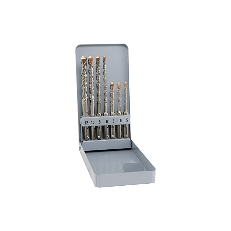 Alpen 500007100 7 5-12 F4 KM SDS-Plus Hammer Drill Bits,