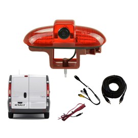 Dolphin Automotive Rear View Reversing Camera, OEM Brake Light Replacement for Vauxhall Vivaro/Opel Vivaro 2001-2014