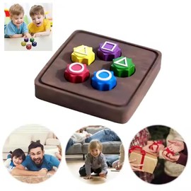 Gonggi Korean Game, 2025 Korean Traditional Play Game Gonggi Jack Stone Pebbles Set with Base, Stone Catching Game, Hand Eye Coordination Training Toy