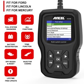 ANCEL FD700 All System OBD2 Scanner For Ford Lincoln Mercury Disgnostic Tool