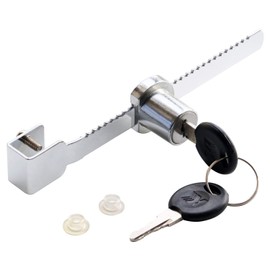 TRIXES Reptile Glass Door Lock for Vivariums, Terrariums, Display Cabinets | Secure Sliding Glass Enclosure Lock with Keys