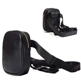 Gsrhzd Leg Bag, Thigh Bag, 21×16×4.5cm Versatile Adjustable Motorcycle Leg Bag for Men Women, Durable Lightweight High Capacity Drop Leg Bag for Motorcycling Running Walking Shopping(Black)