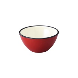 Torico HR-11-R Taiwa Bowl Dish, Melamine Tableware, Dishwasher Safe, Crimson Red, 4.5 inches (11.5 cm), 8.2 fl oz (290 ml), 1 Piece, Hollow Style, Scandinavian Color, Stackable for Outdoors, Camping,