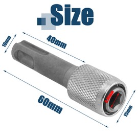 Bestgle 5 Pcs SDS-Plus Shank Drill Chuck Adapters Electric Hammer Conversion Connecting Rod Sleeve SDS Plus to 1/4 Inch Hex Shank Adapter Converter for Electric Hammer Impact Drills