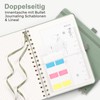 RETTACY Notebook A5 Squared, Bullet Journal with 100 g/m² Thick