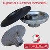 Stadea Diamond Profile Wheel Demi 3/8" for Grinder - B10