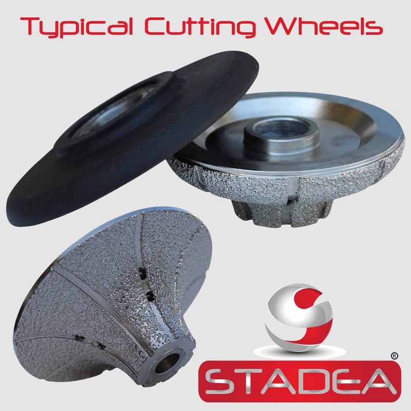 Stadea Diamond Profile Wheel Demi 3/8" for Grinder - B10