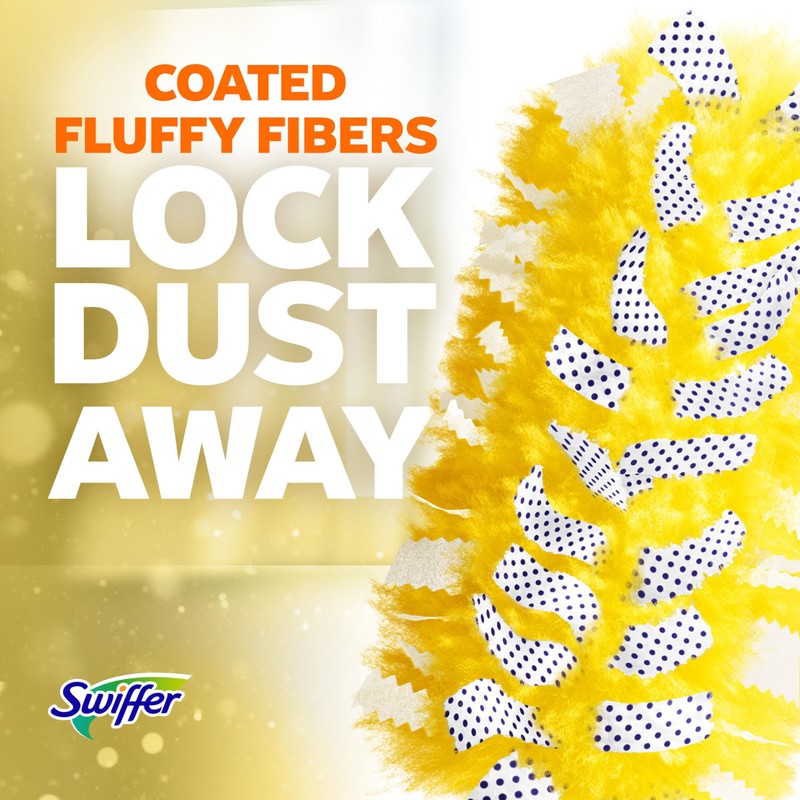 Swiffer Dusters Refill for Cleaning, Feather & Microfiber Duster Disposable