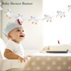 Goose Banner Baby Shower Garland Blue Plaid Bow Birthday Decorations