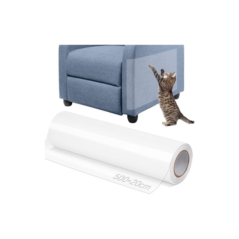 Protector de Sillones para Gatos, 20cm × 5m Protector de