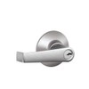 SCHLAGE F51A ELA 626 Elan Lever Keyed Entry Lock, Satin