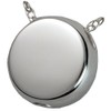 Cremation Memorial Jewelry: Sterling Silver Slide Round