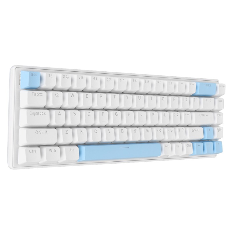 Mechanical Keyboard 68 Keys RGB Backlight Compact Wired Keyboard with