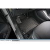 SMARTLINER Custom Fit Floor Mats 2 Row Liner Set Black