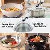 12 inch Glass Lids For Pots, Pans and Skillets,Small and