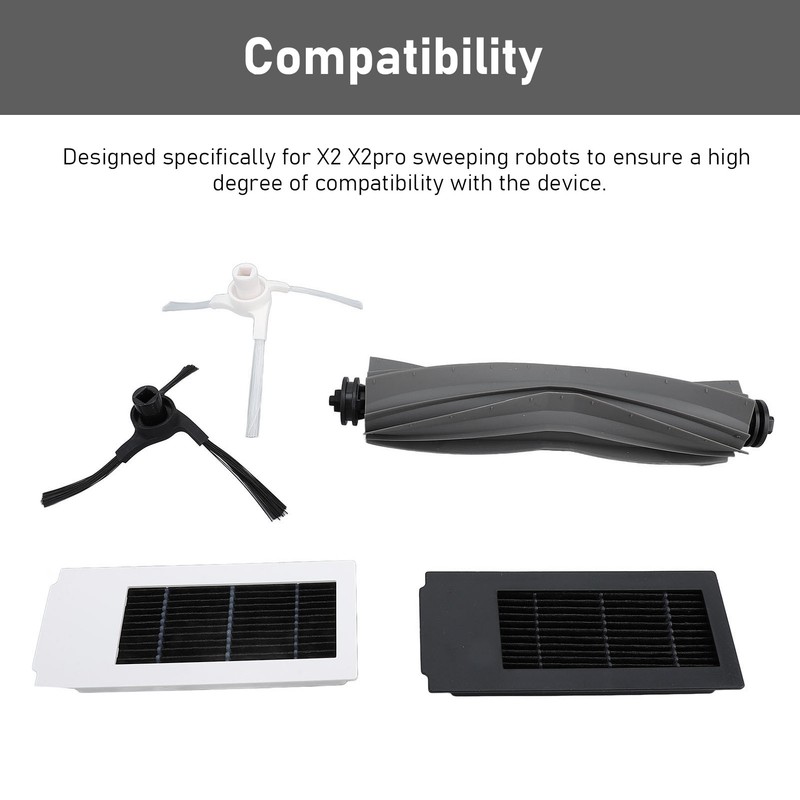 Sweeping Robot Replacement Parts Main Brush Side Brush Filter Mesh