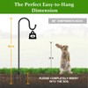 96" Shepherds Hooks for Outdoor with 7 Prongs Base, Heavy