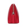 Women's Leather Cosmetic Bag - Medium Travel Makeup Pouch -